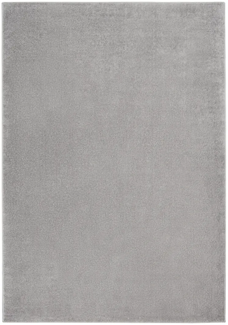 5' X 8' Gray Power Loom Area Rug