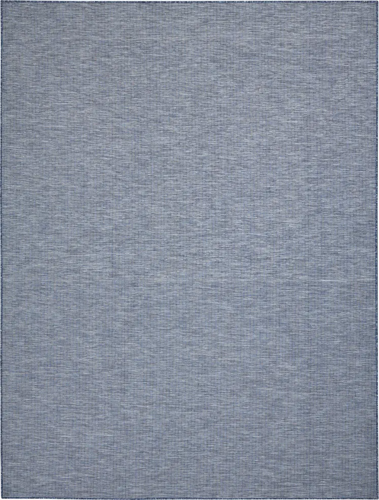 10' X 14' Navy Blue Indoor Outdoor Area Rug