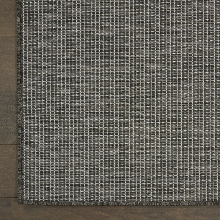 4' X 6' Charcoal Indoor Outdoor Area Rug