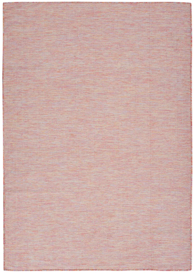 6' X 9' Dark Red Indoor Outdoor Area Rug