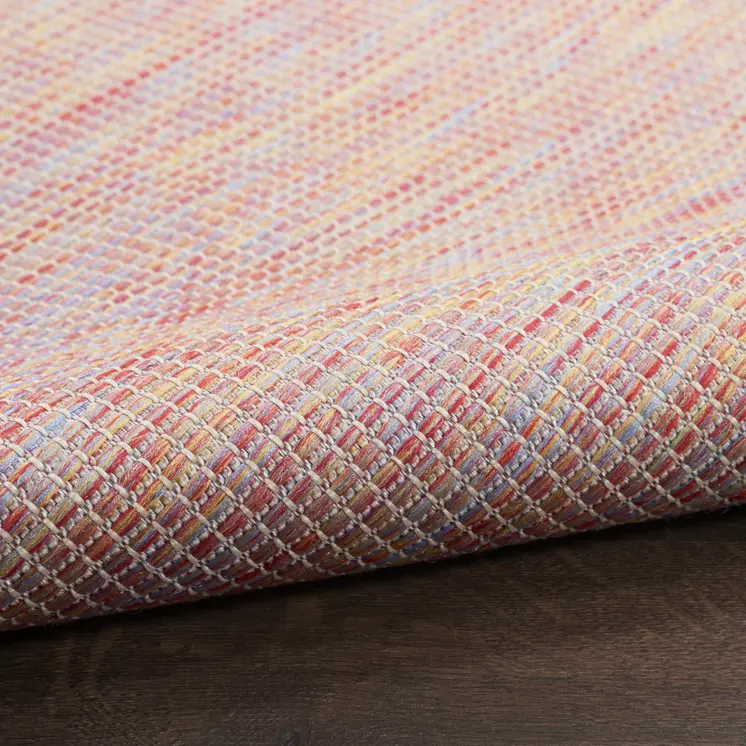 6' X 9' Dark Red Indoor Outdoor Area Rug