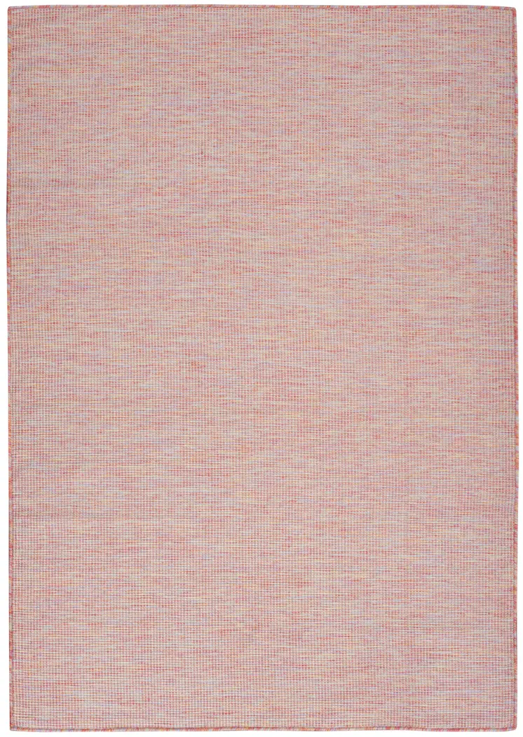 6' X 9' Dark Red Indoor Outdoor Area Rug