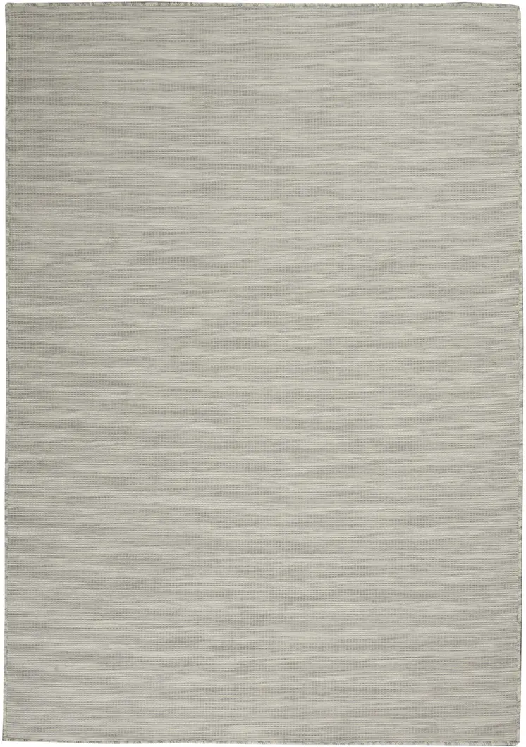 4' X 6' Gray Power Loom Area Rug