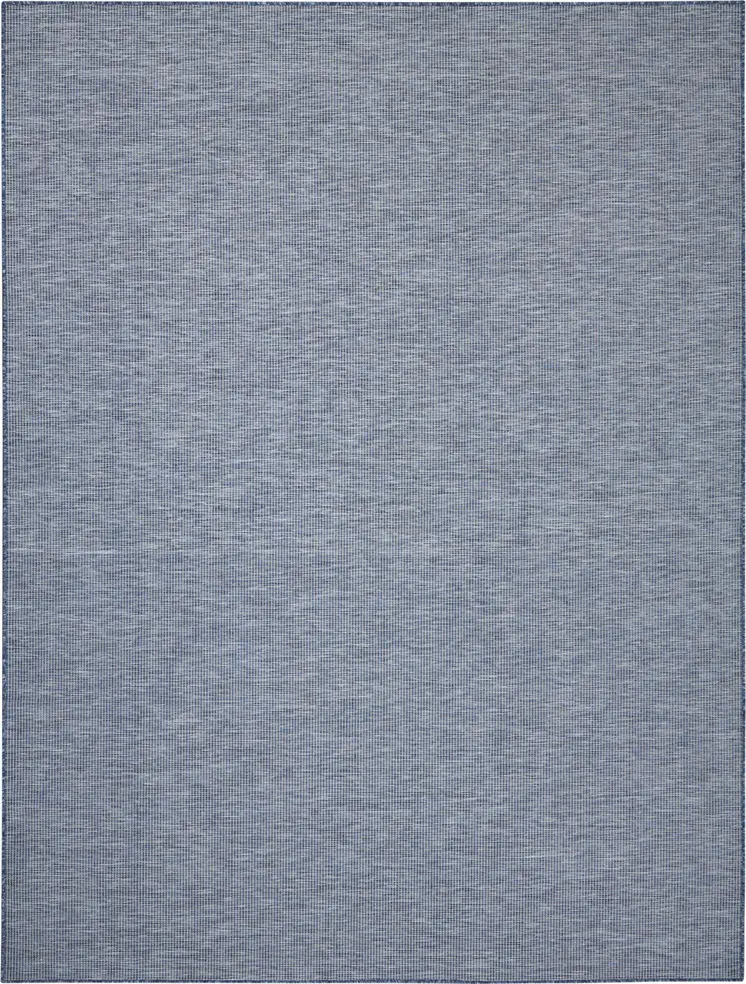 6' X 9' Navy Blue Indoor Outdoor Area Rug