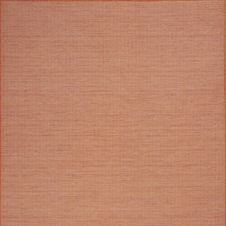 4' X 6' Terracotta Indoor Outdoor Area Rug