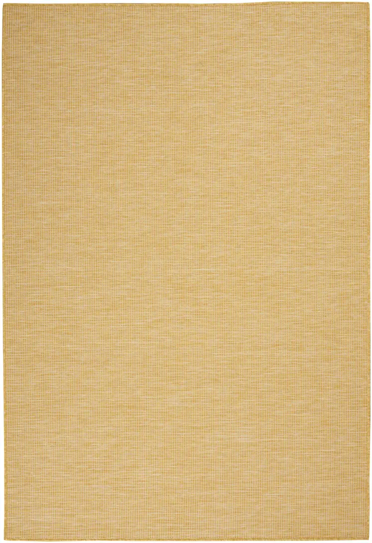 4' X 6' Yellow Indoor Outdoor Area Rug