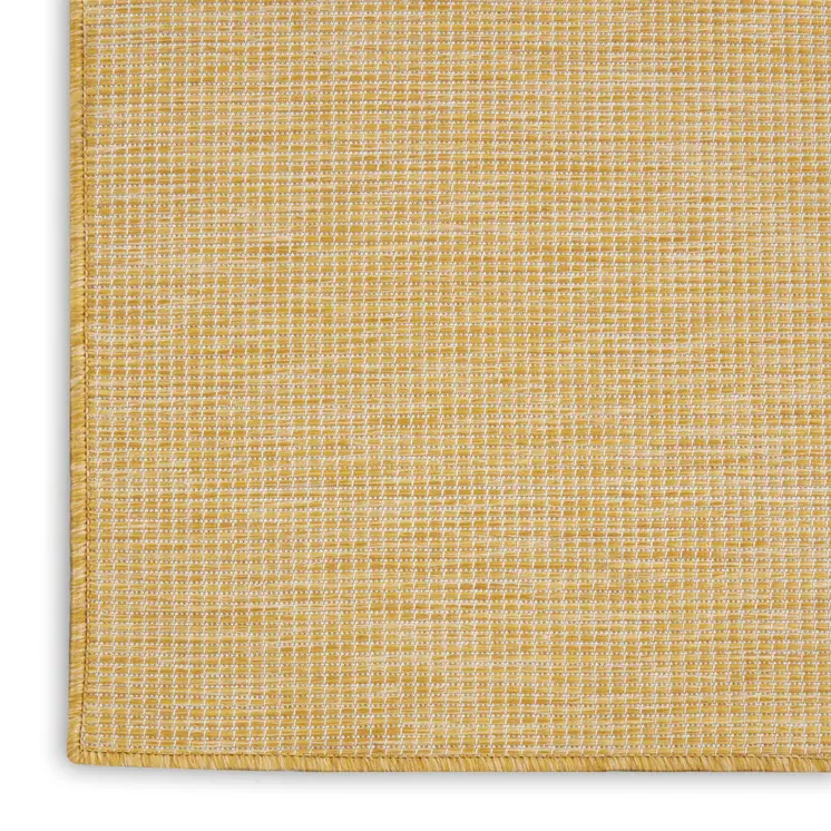 4' X 6' Yellow Indoor Outdoor Area Rug