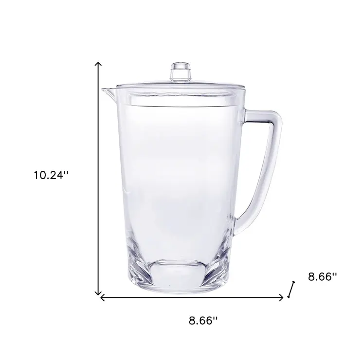 2.75 Quart Clear Acrylic Pitcher