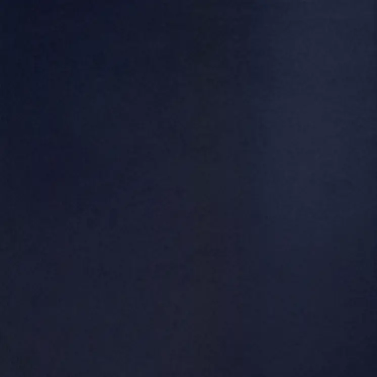 28" Navy Blue Ceramic Table Lamp With White Drum Shade