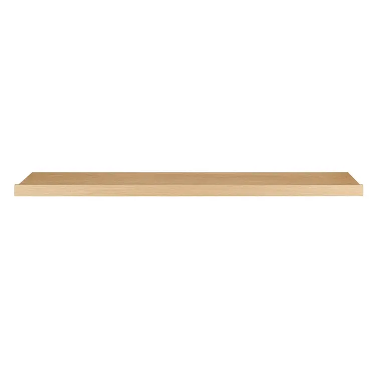 47" Natural Wood Wall Mounted Floating Shelf