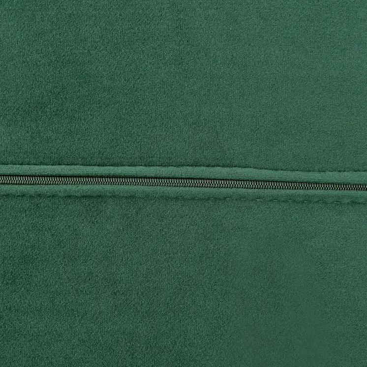 66" Green and Silver Velvet Lounge Chair