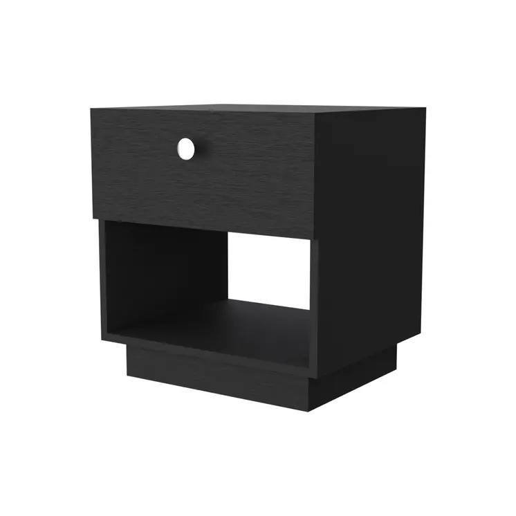 Two Piece Black Bedroom Set