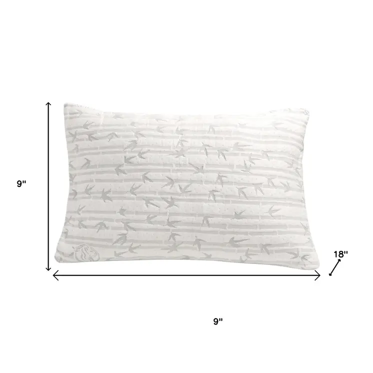 Rayon With Bamboo Memory Foam Firm King Size Bed Pillow