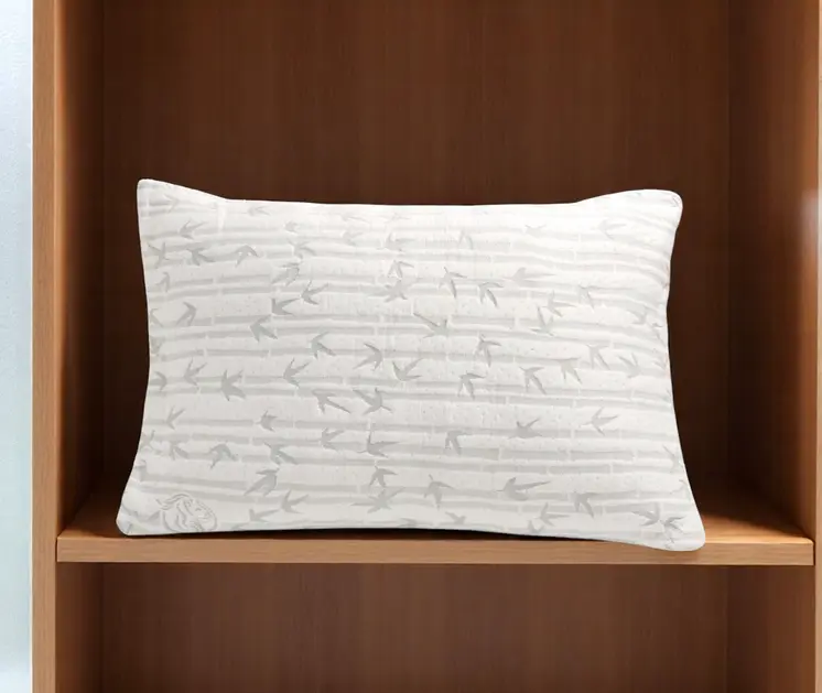 Rayon With Bamboo Memory Foam Firm King Size Bed Pillow