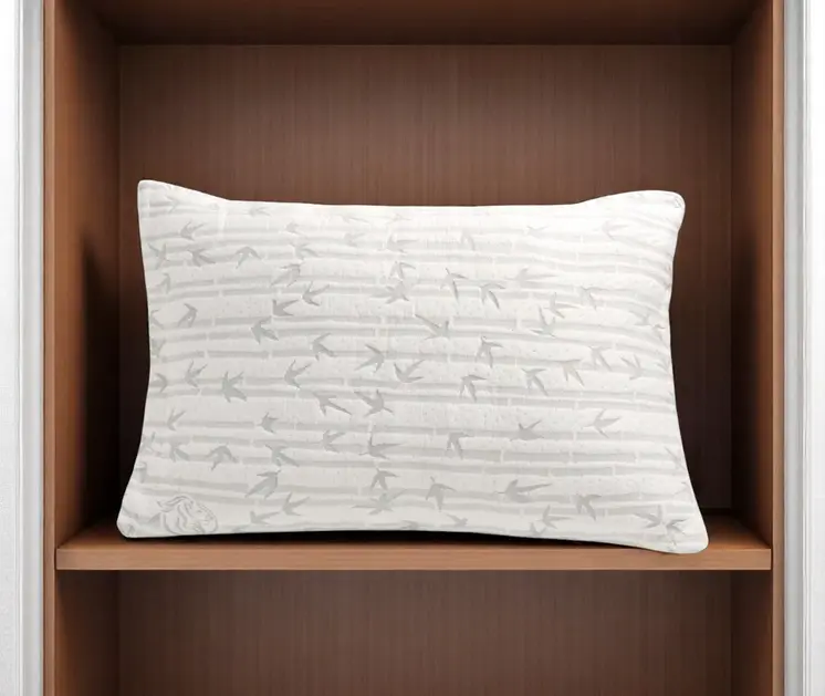 Rayon With Bamboo Memory Foam Firm Queen Size Bed Pillow
