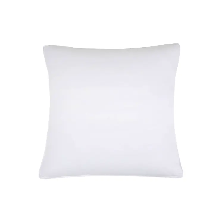 Set of Two Microfiber Down Alternative Medium Hypoallergenic European Size Bed Pillows