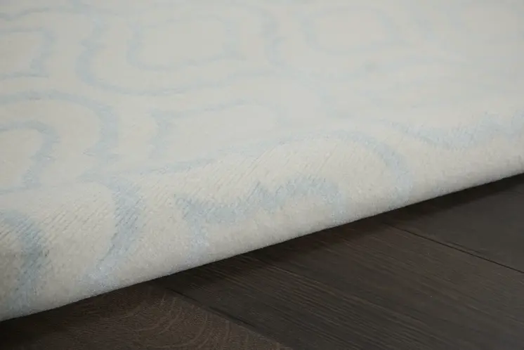 6' X 9' Gray Moroccan Power Loom Area Rug