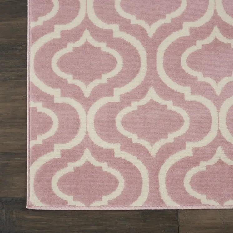 8' X 10' Gray Moroccan Power Loom Area Rug