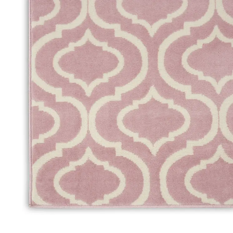 8' X 10' Gray Moroccan Power Loom Area Rug