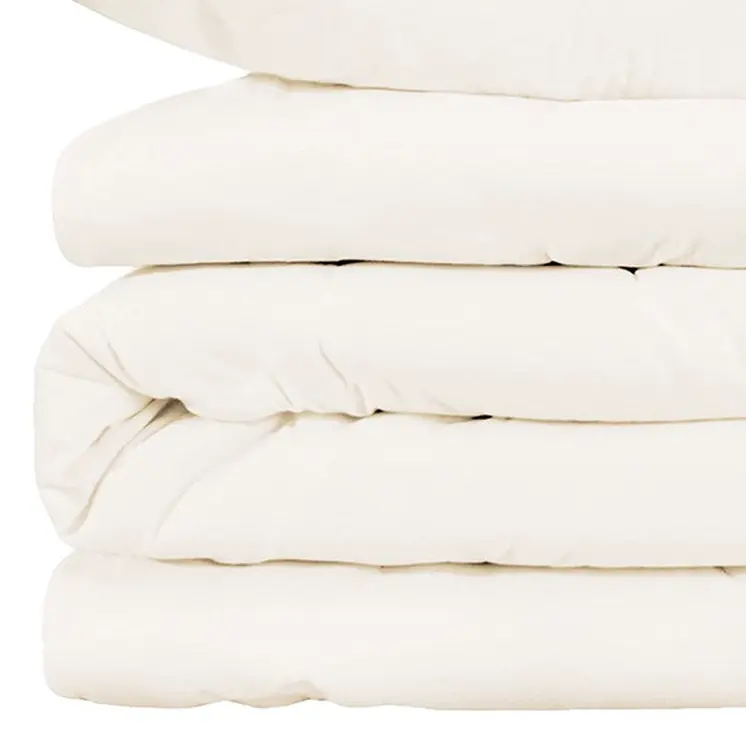 Ivory Queen Cotton Blend 1000 Thread Count Washable Duvet Cover Set