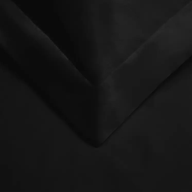 Black King Cotton Blend 300 Thread Count Washable Duvet Cover Set