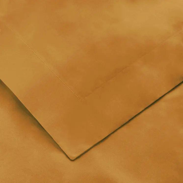 Brown Sugar King Cotton Blend 650 Thread Count Washable Duvet Cover Set