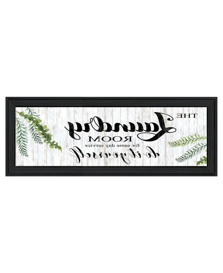 The Laundry Room Black Framed Print Laundry Wall Art