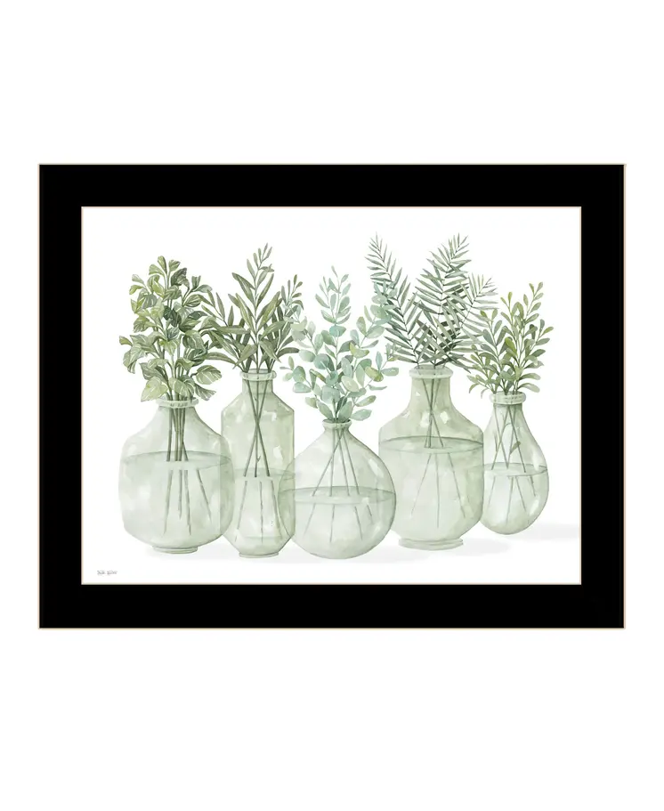 Simply Sage Black Framed Print Wall Art