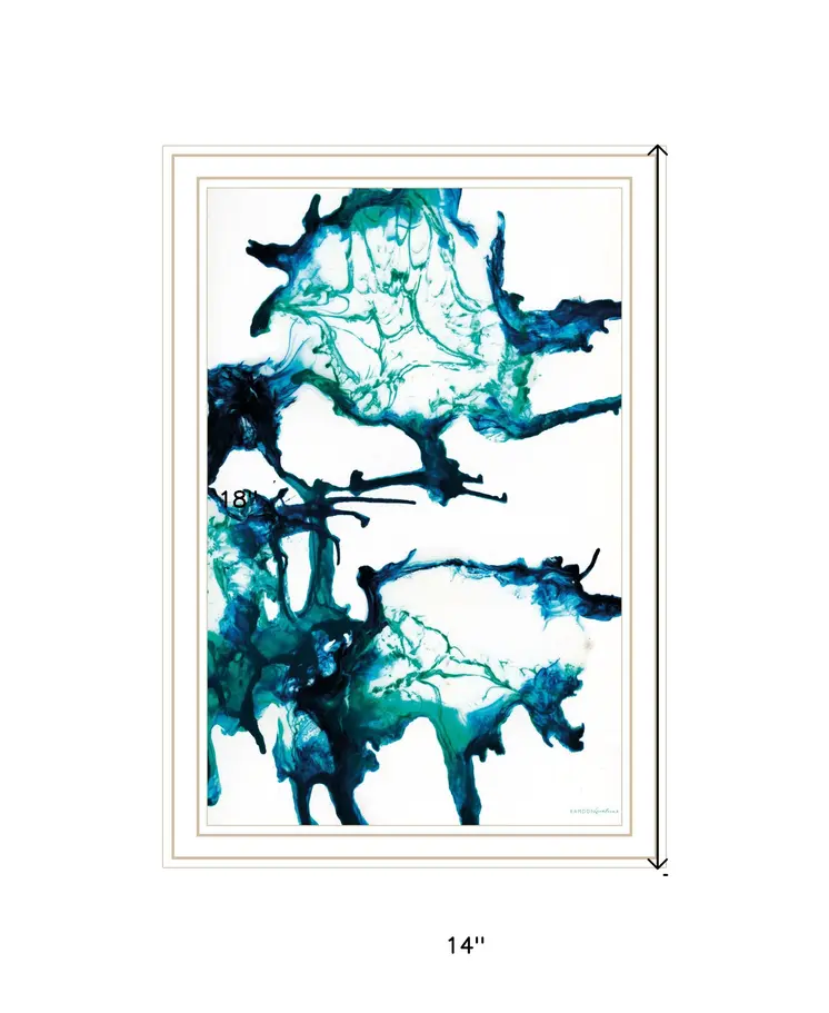 Ocean Living White Framed Print Wall Art