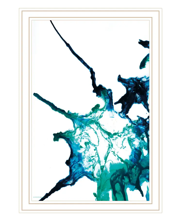 Ocean Living White Framed Print Wall Art