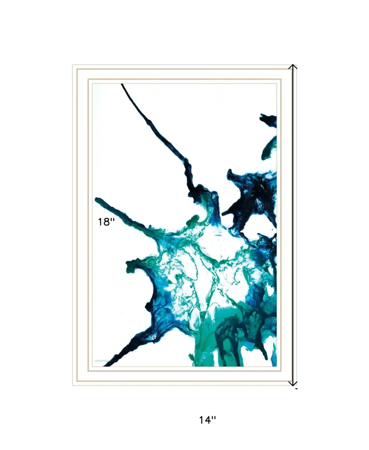 Ocean Living White Framed Print Wall Art