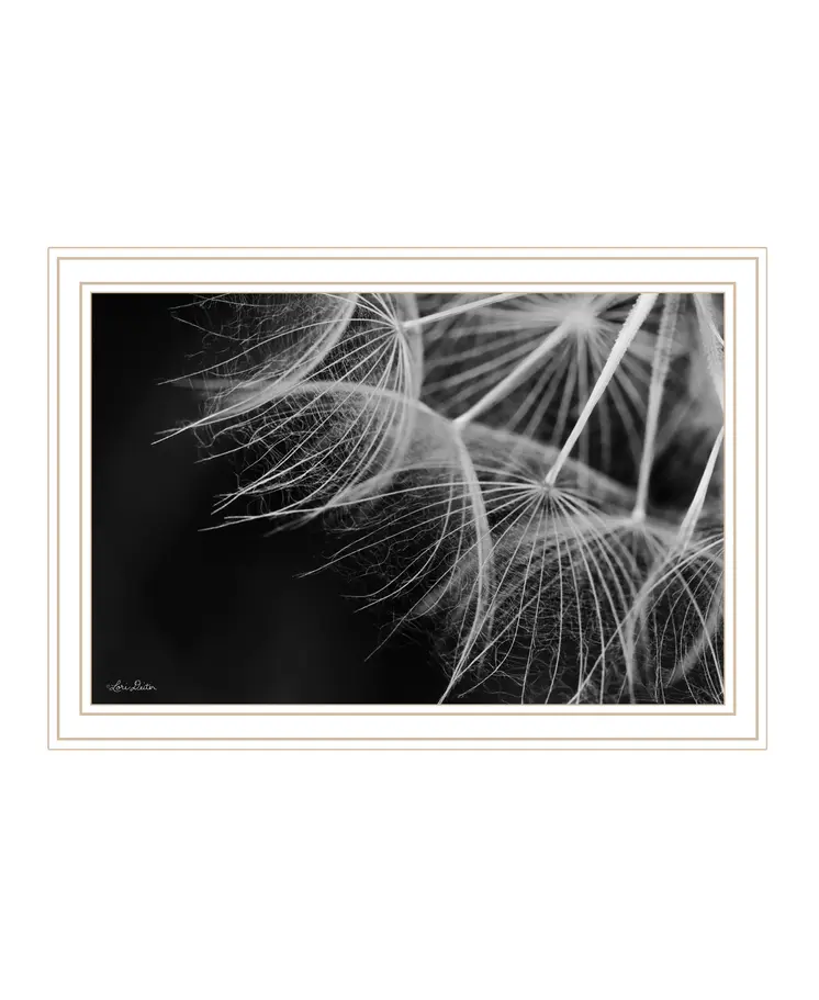 Delicate Beauty White Framed Print Wall Art