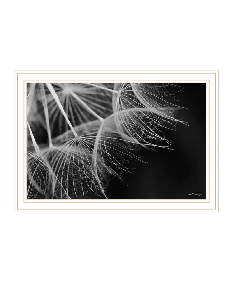 Delicate Beauty White Framed Print Wall Art