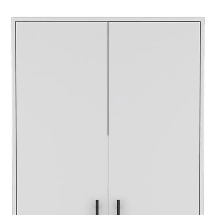 Two Piece White Bedroom Set