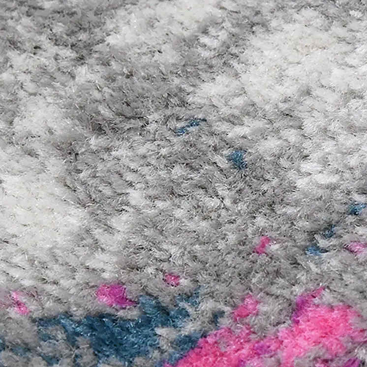 9' X 12' Pink Medallion Power Loom Area Rug