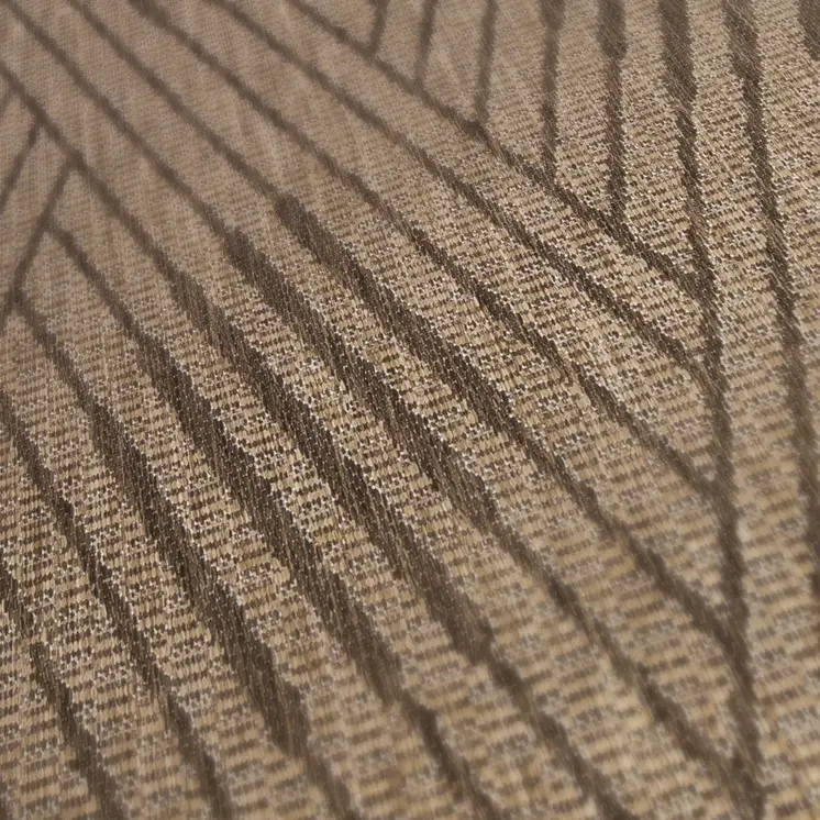9' X 12' Beige Geometric Stain Resistant Indoor Outdoor Area Rug