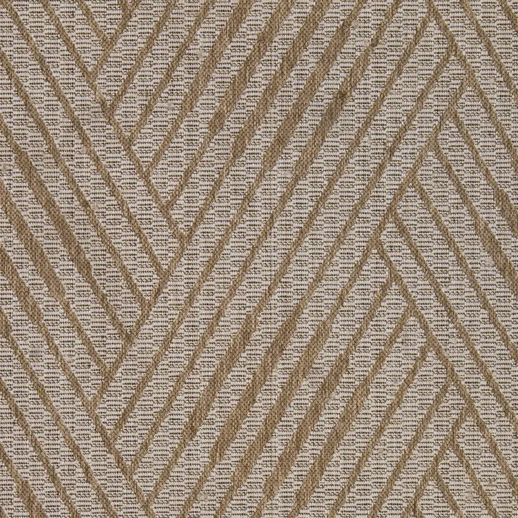 9' X 12' Beige Geometric Stain Resistant Indoor Outdoor Area Rug