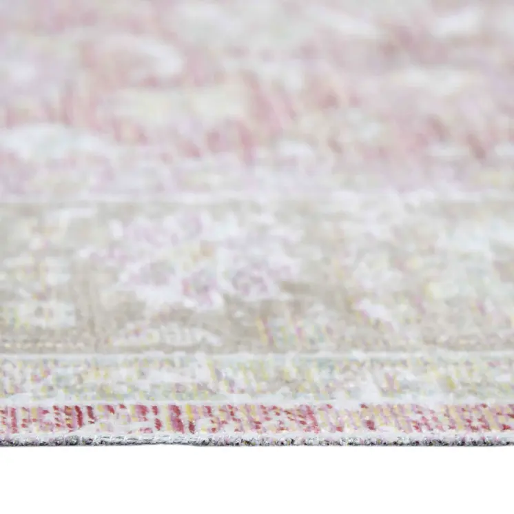 5' X 8' Sage And Gray Medallion Area Rug