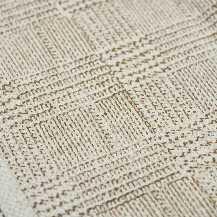8' Brown Geometric Flatweave Handmade Distressed Runner Rug With Fringe