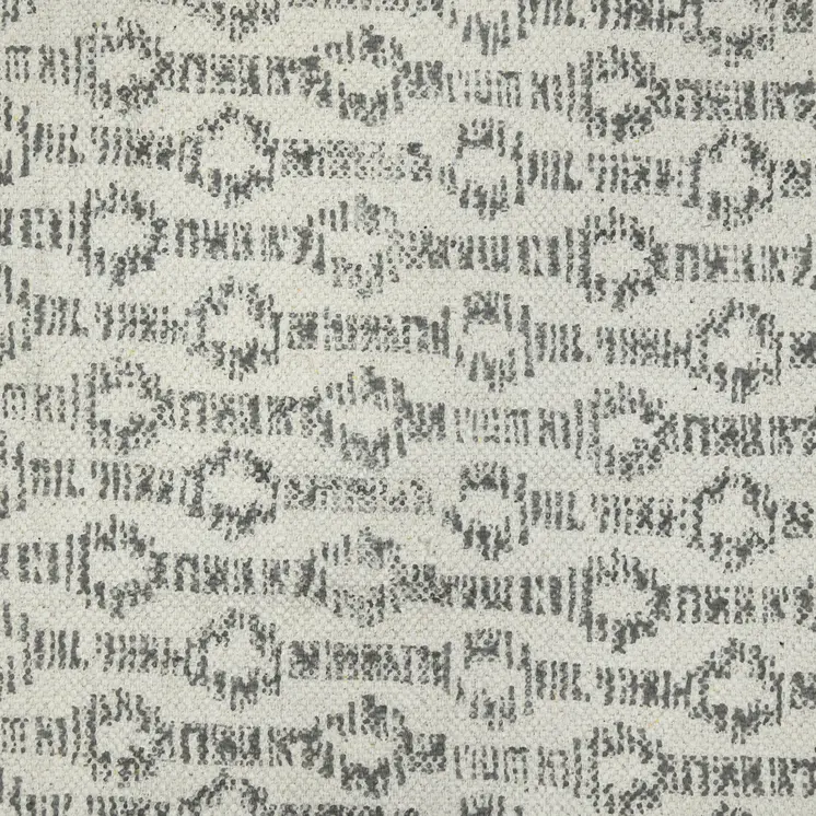 9' X 12' Gray And Brown Striped Flatweave Handmade Distressed Area Rug With Fringe