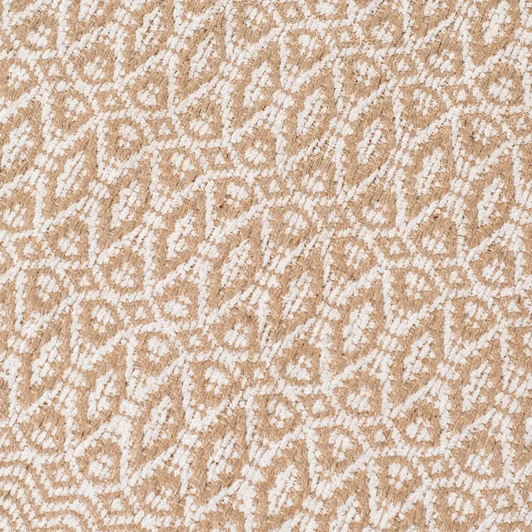 5' X 8' White And Tan Jute Geometric Flatweave Handmade Area Rug