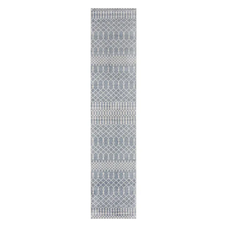 12' Blue Moroccan Runner Rug