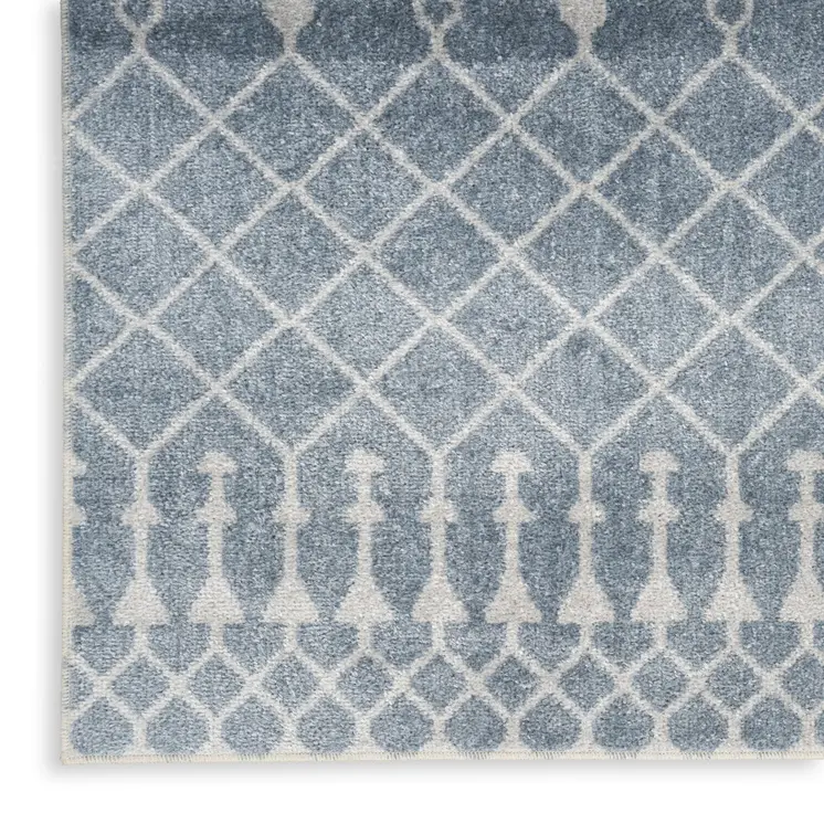 12' Blue Moroccan Runner Rug