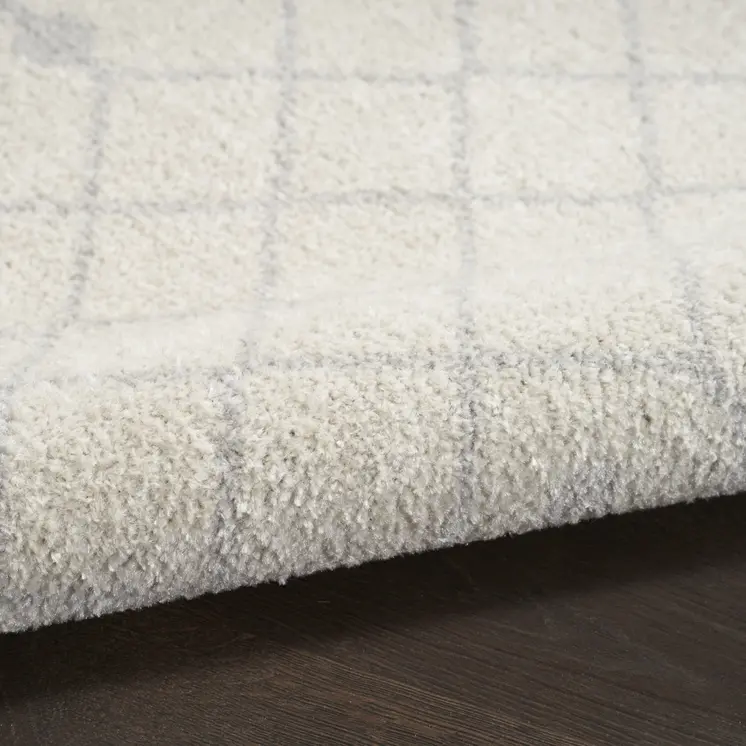 5' X 7' Gray And Ivory Moroccan Washable Area Rug