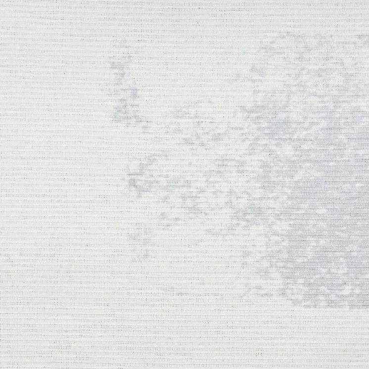 5' X 7' Ivory and Blue Abstract Power Loom Washable Non Skid Area Rug
