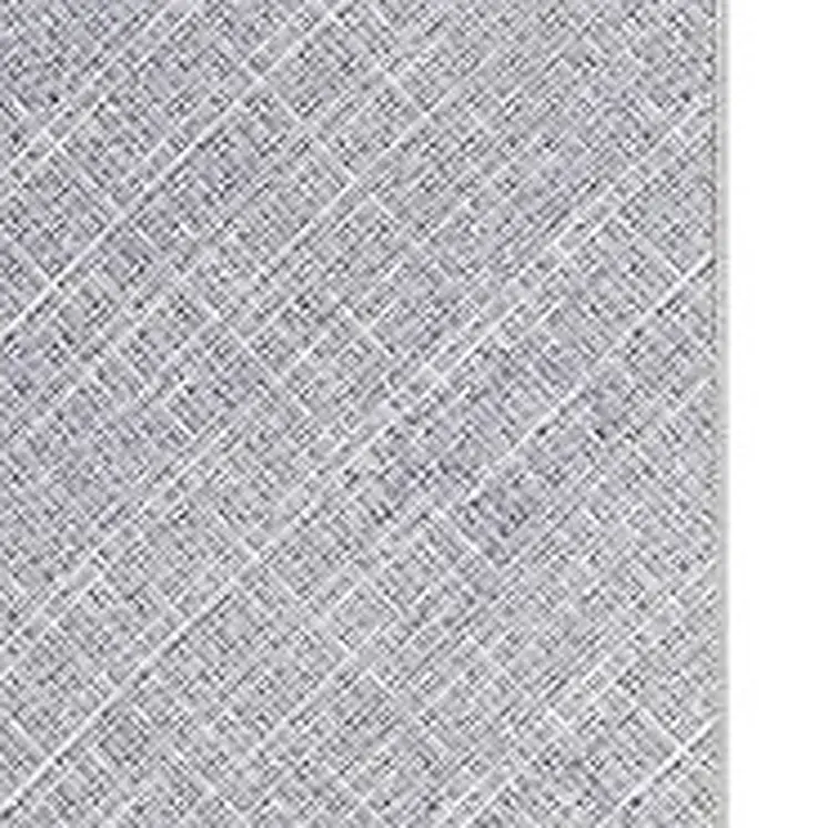 8' Cream Abstract Washable Runner Rug