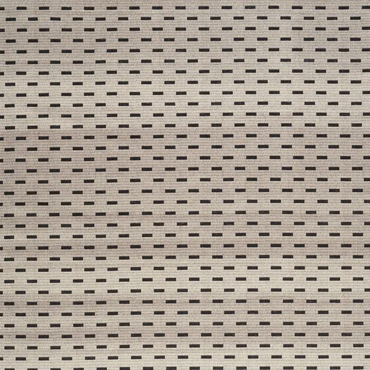 9' X 12' Cream And Black Geometric Washable Area Rug