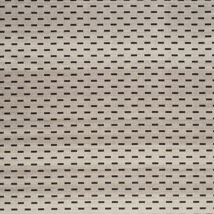 9' X 12' Cream And Black Geometric Washable Area Rug