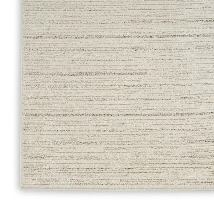 4' X 6' Gray And Ivory Abstract Area Rug