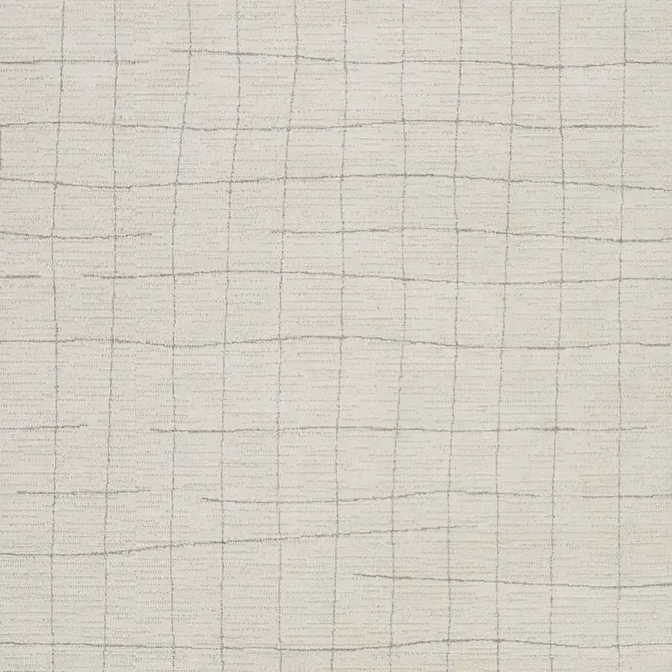 8' X 10' Gray And Ivory Abstract Area Rug